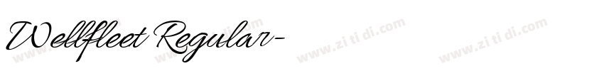 Wellfleet Regular字体转换 Wellfleet Regular字体转换